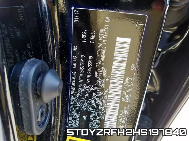 5TDYZRFH2HS197840 фото 2