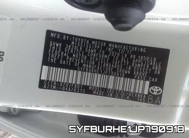 5YFBURHE1JP790918 фото 10