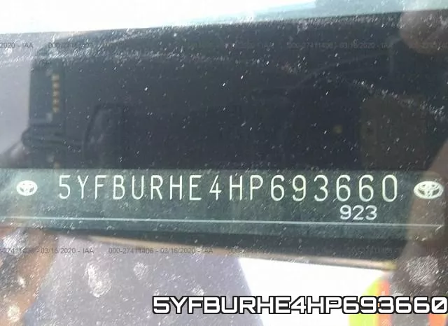 5YFBURHE4HP693660 фото 10