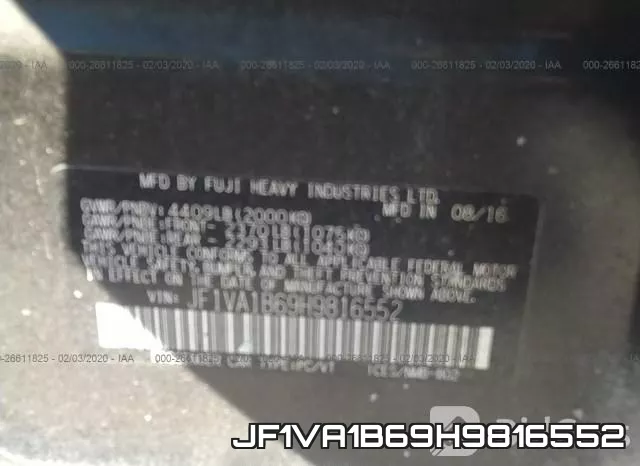 JF1VA1B69H9816552 фото 10