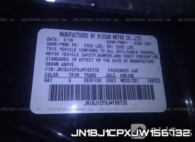 JN1BJ1CPXJW156732 фото 10