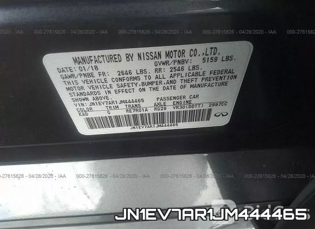 JN1EV7AR1JM444465 фото 10