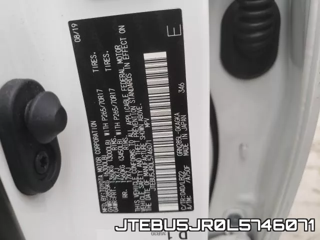 JTEBU5JR0L5746071 фото 2