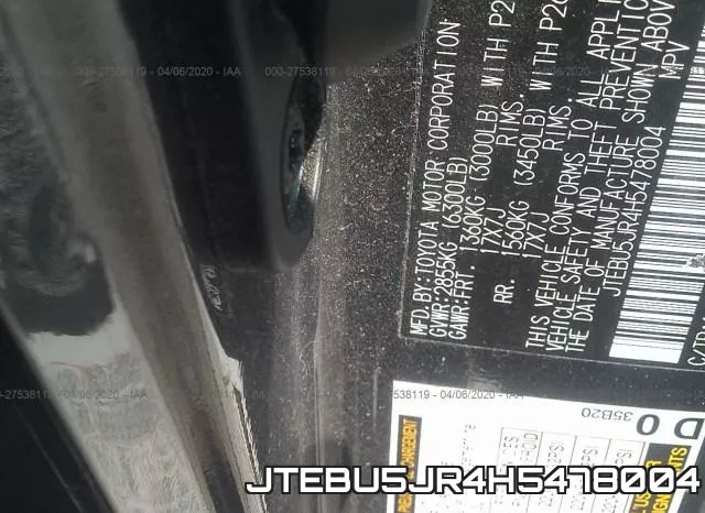 JTEBU5JR4H5478004 фото 10