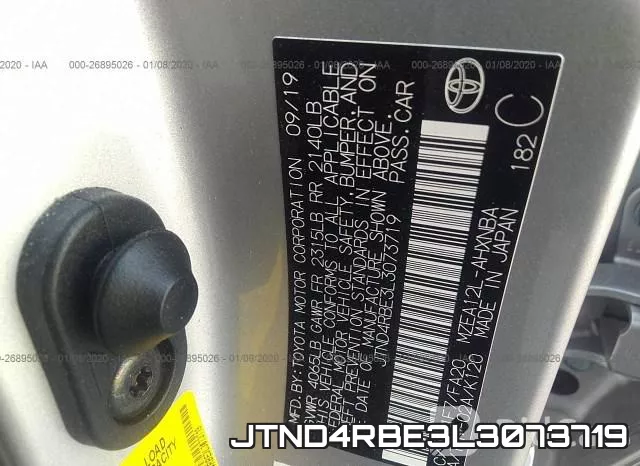 JTND4RBE3L3073719 фото 10