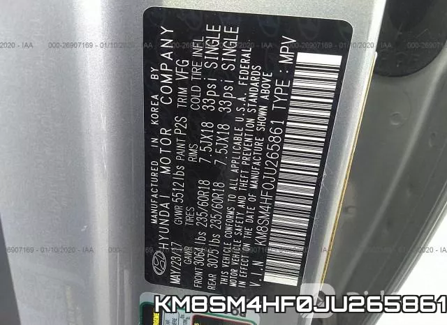 KM8SM4HF0JU265861 фото 10