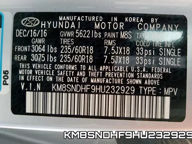 KM8SNDHF9HU232929 фото 2
