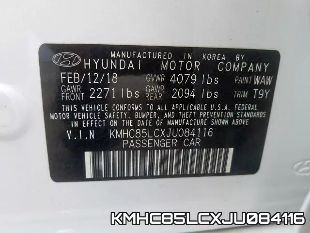 KMHC85LCXJU084116 фото 2