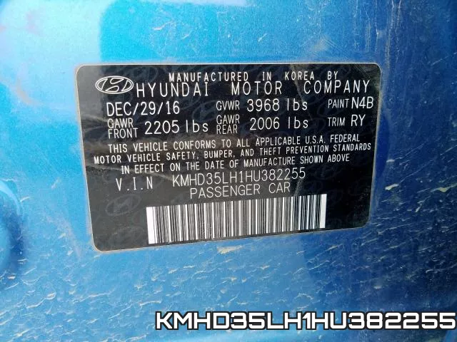 KMHD35LH1HU382255 фото 2
