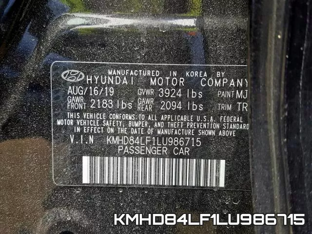 KMHD84LF1LU986715 фото 2