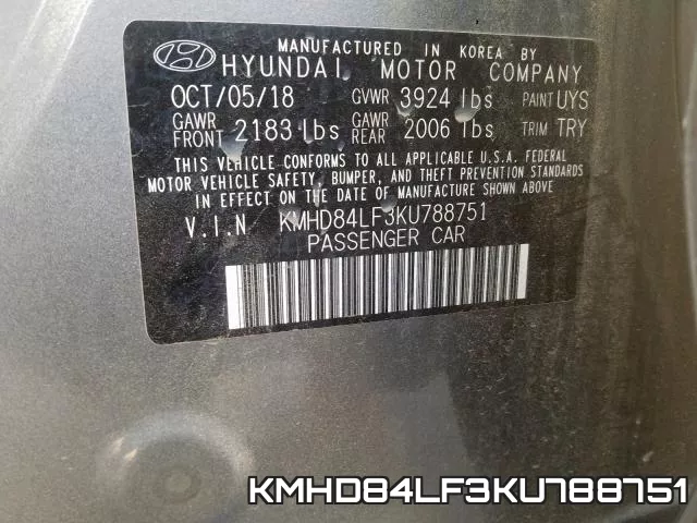 KMHD84LF3KU788751 фото 2