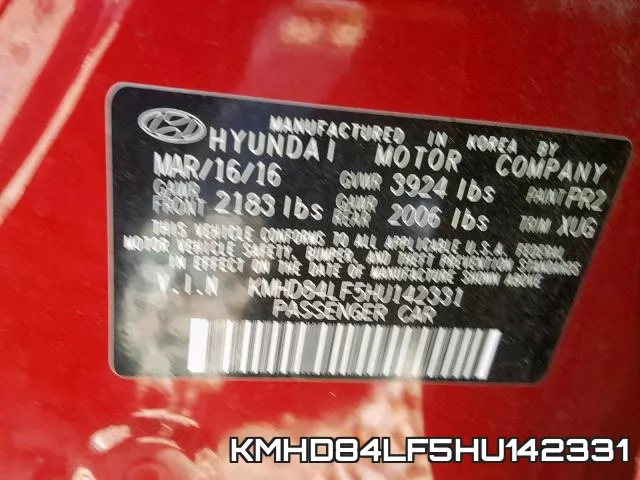 KMHD84LF5HU142331 фото 2