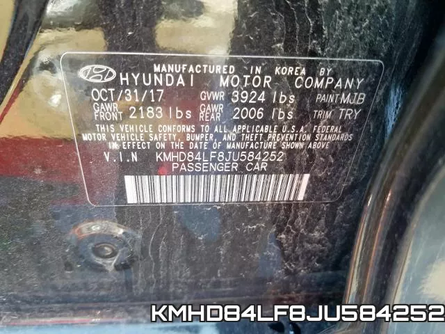 KMHD84LF8JU584252 фото 2