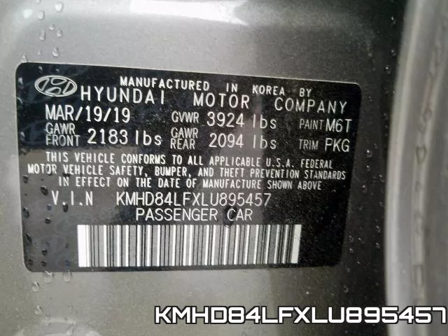 KMHD84LFXLU895457 фото 2