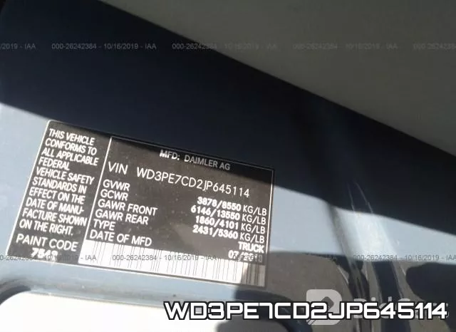WD3PE7CD2JP645114 фото 10