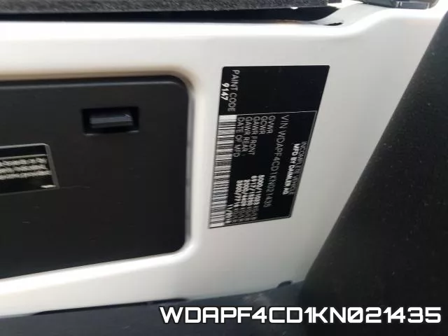 WDAPF4CD1KN021435 фото 2