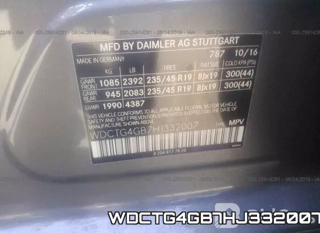 WDCTG4GB7HJ332007 фото 10