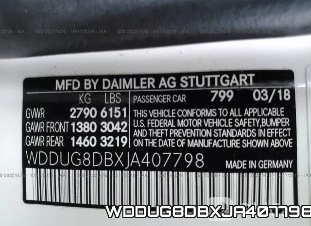 WDDUG8DBXJA407798 фото 10