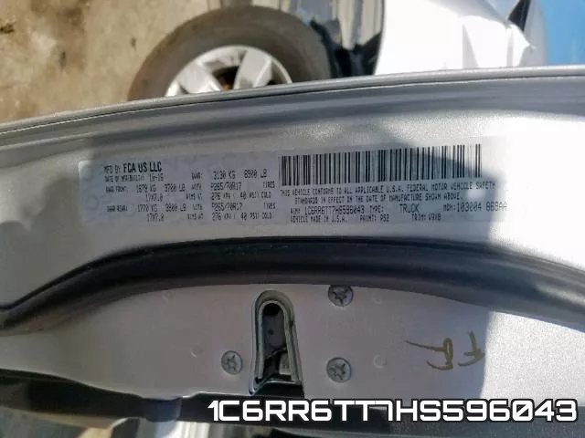 1C6RR6TT7HS596043 фото 2