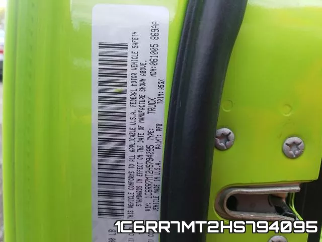 1C6RR7MT2HS794095 фото 2