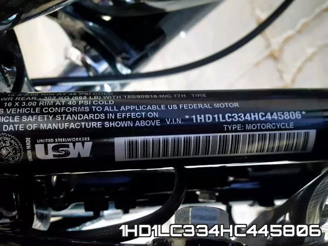 1HD1LC334HC445806 фото 2