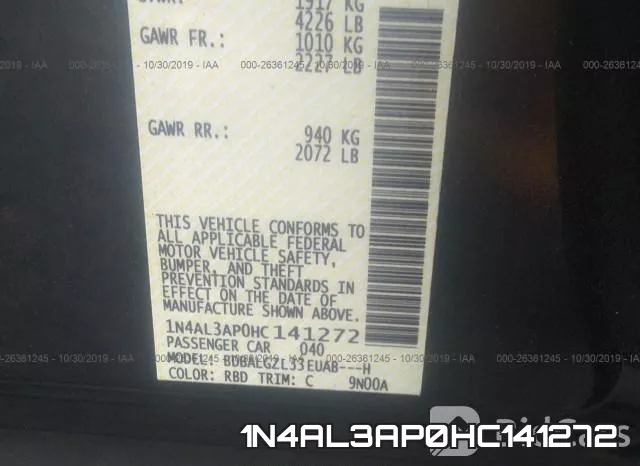 1N4AL3AP0HC141272 фото 10