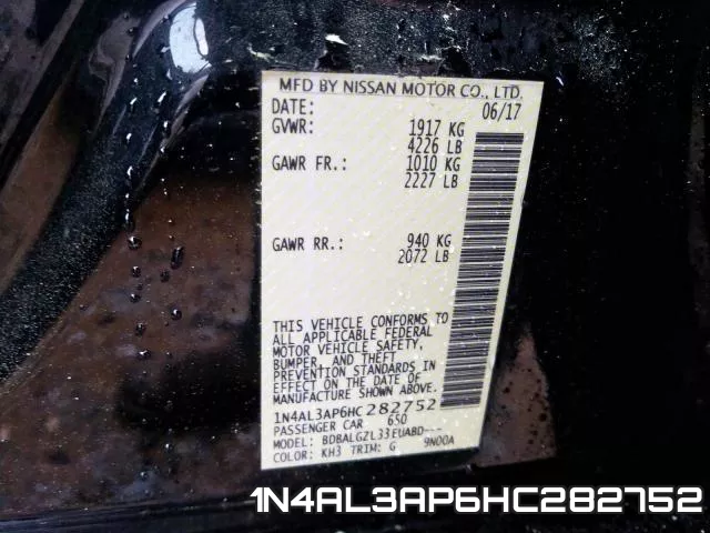 1N4AL3AP6HC282752 фото 2