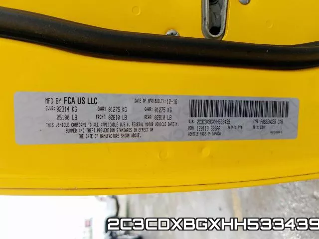 2C3CDXBGXHH533439 фото 2