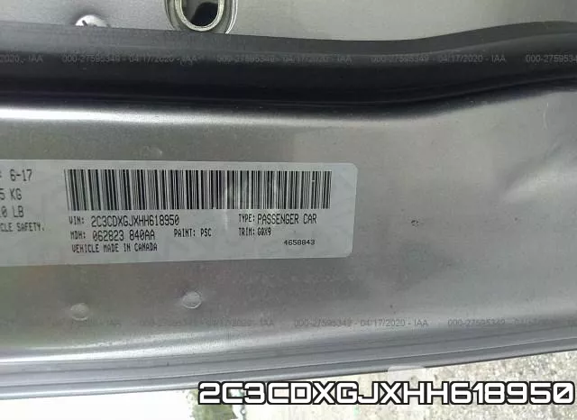 2C3CDXGJXHH618950 фото 10