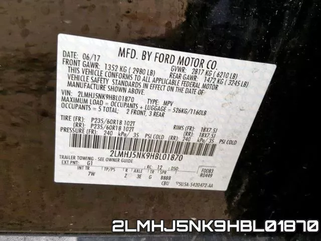2LMHJ5NK9HBL01870 фото 2