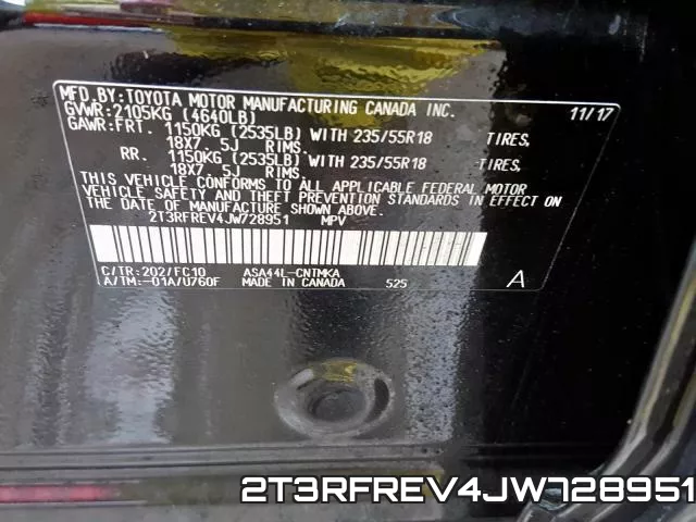 2T3RFREV4JW728951 фото 2