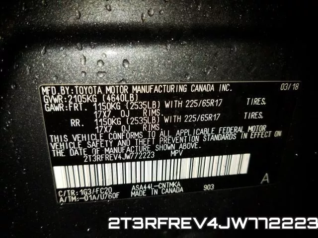 2T3RFREV4JW772223 фото 2
