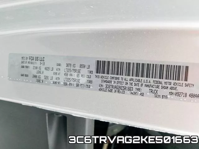 3C6TRVAG2KE501663 фото 2