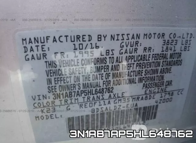 3N1AB7AP5HL648762 фото 10