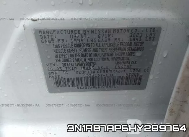 3N1AB7AP6HY289764 фото 10