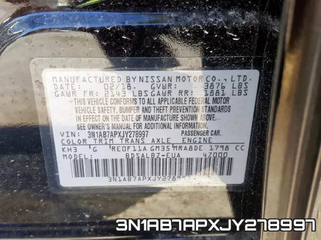 3N1AB7APXJY278997 фото 2