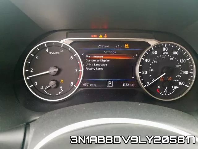 3N1AB8DV9LY205817 фото 9