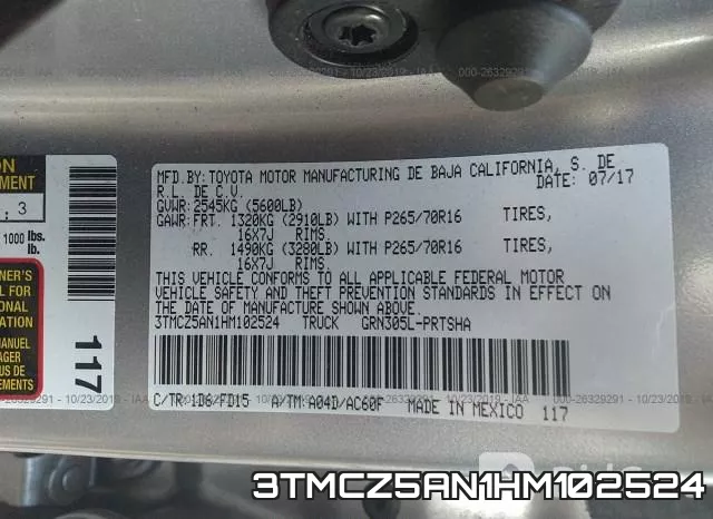 3TMCZ5AN1HM102524 фото 10