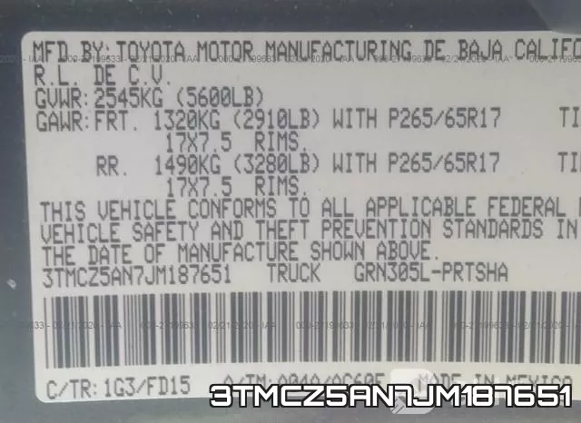 3TMCZ5AN7JM187651 фото 10