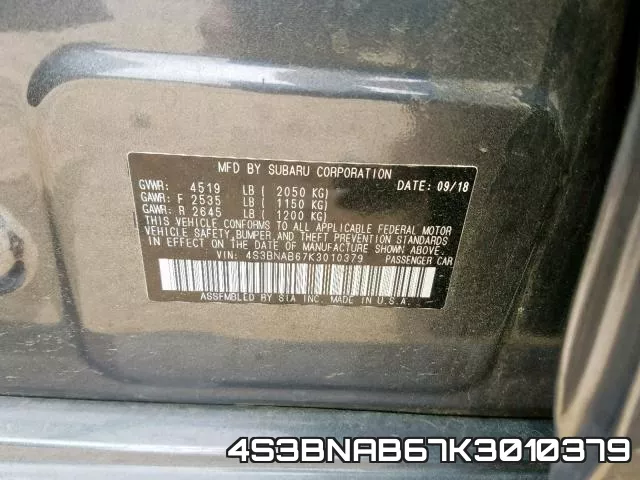 4S3BNAB67K3010379 фото 2