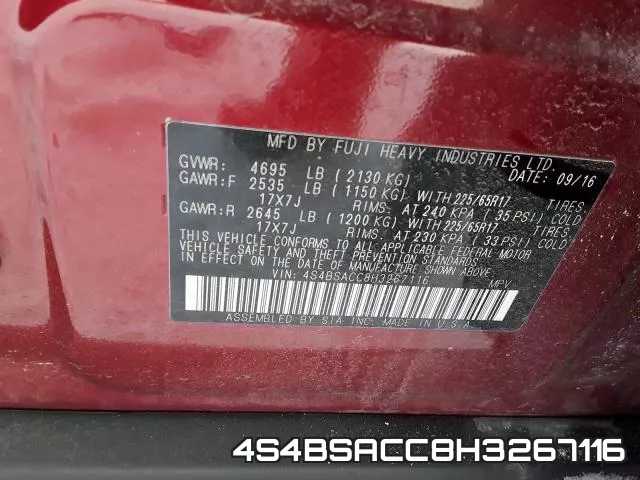 4S4BSACC8H3267116 фото 2