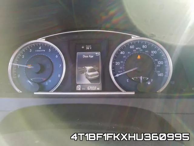 4T1BF1FKXHU360995 фото 9