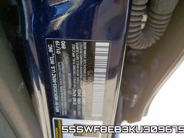 55SWF8EB3KU309675 фото 2