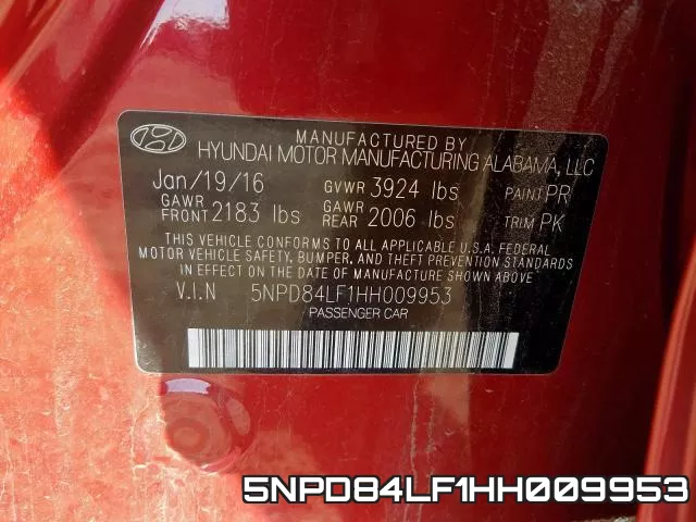 5NPD84LF1HH009953 фото 2