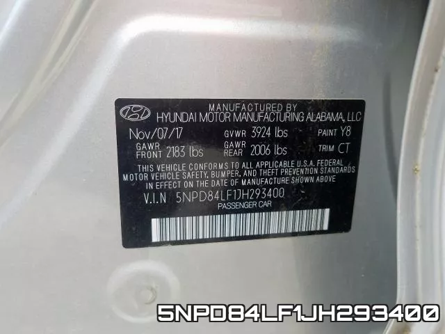 5NPD84LF1JH293400 фото 2