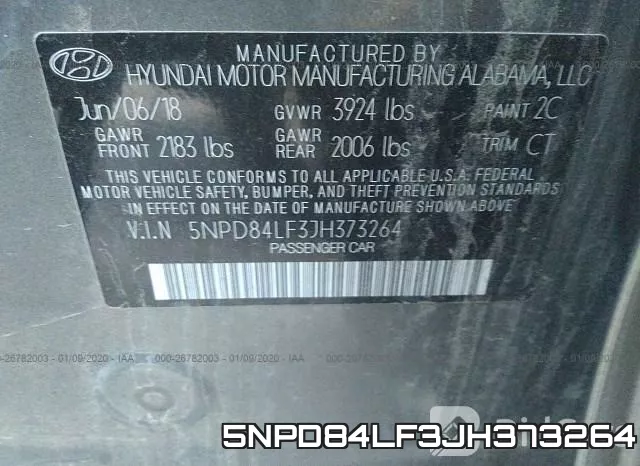 5NPD84LF3JH373264 фото 10