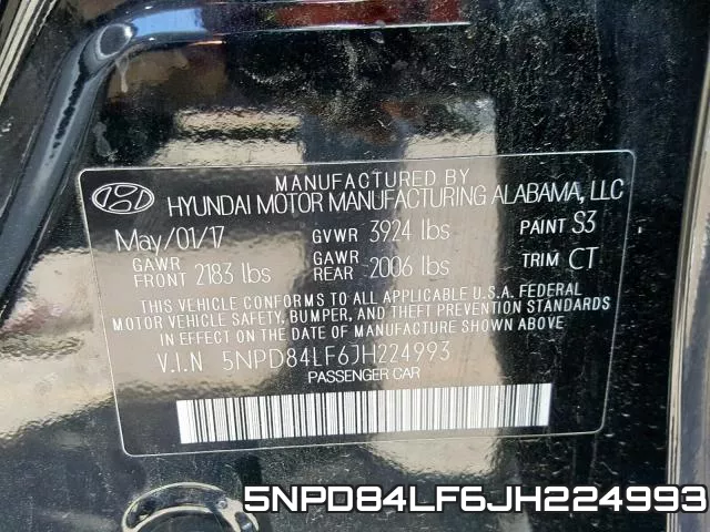 5NPD84LF6JH224993 фото 2