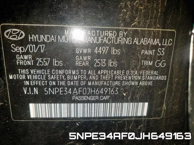 5NPE34AF0JH649163 фото 2