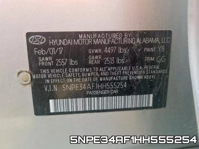 5NPE34AF1HH555254 фото 2