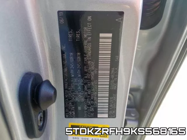 5TDKZRFH9KS568165 фото 2